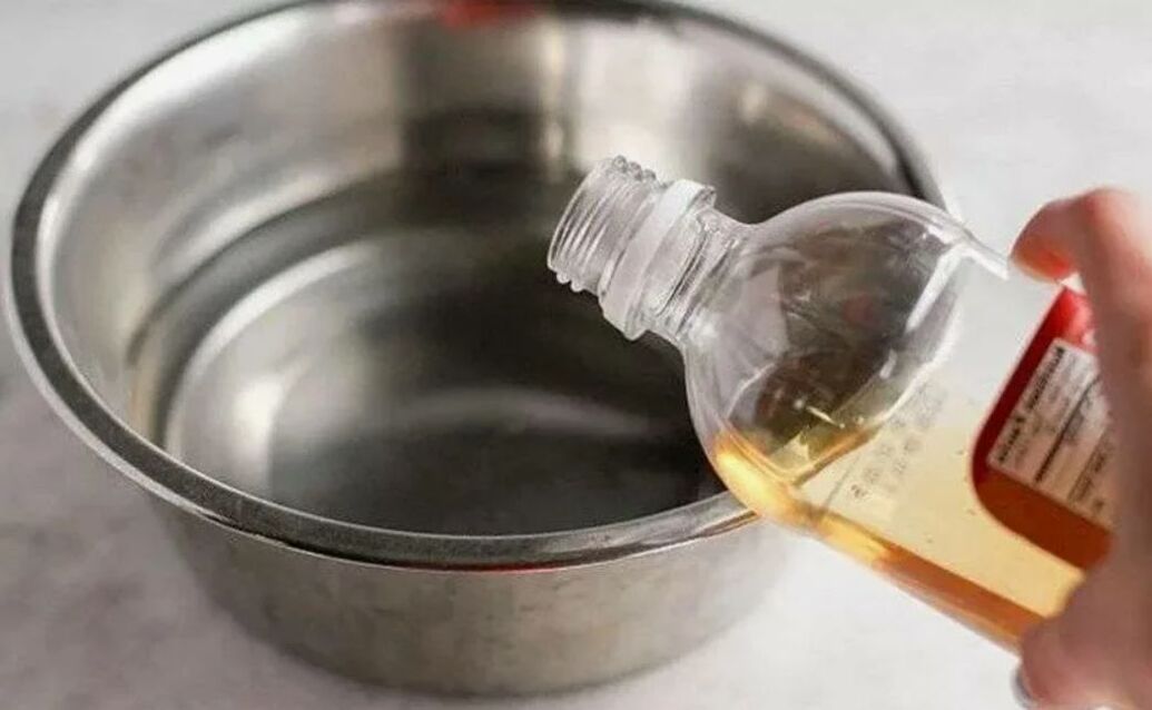 soluție de oțet împotriva ciupercilor